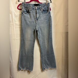 Highrise cropped Risen jeans